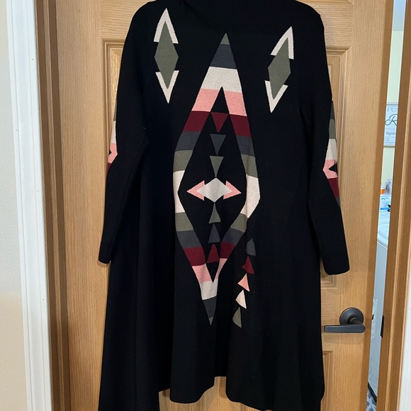 Ariat Hudson Aztec long sweater cardigan - Picture 5 of 7
